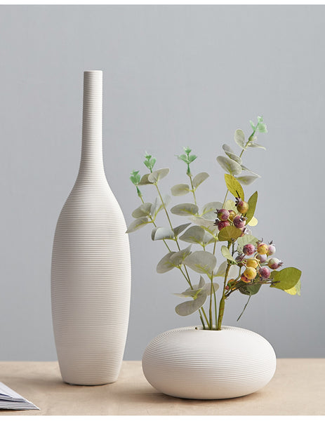 Ceramic Flower Vase Dining Room